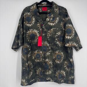 Hugo Boss Sunflower Shirt Mens Sz M